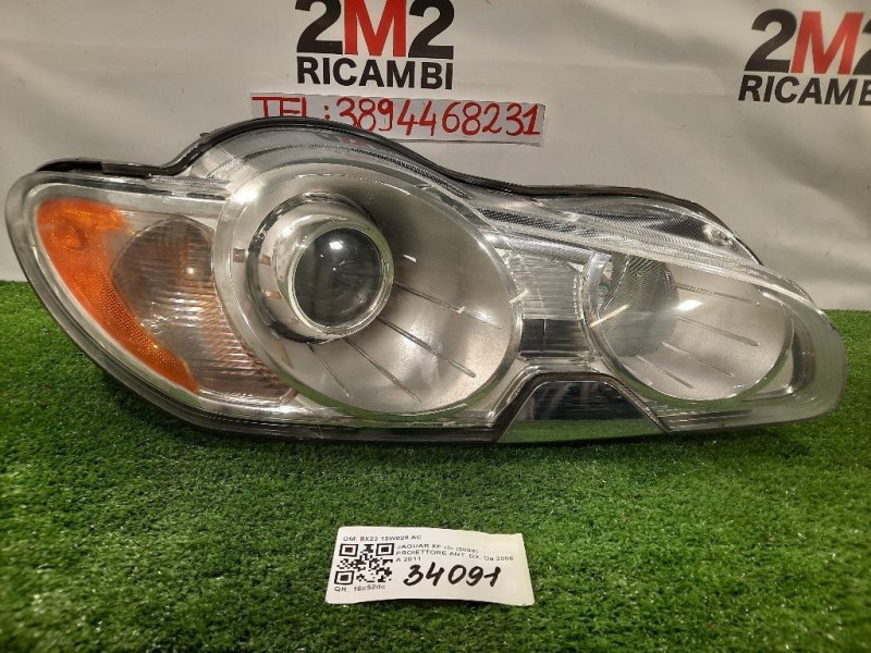 Proiettore ANT DX 8X23 13W029 AC Jaguar XF I 2008