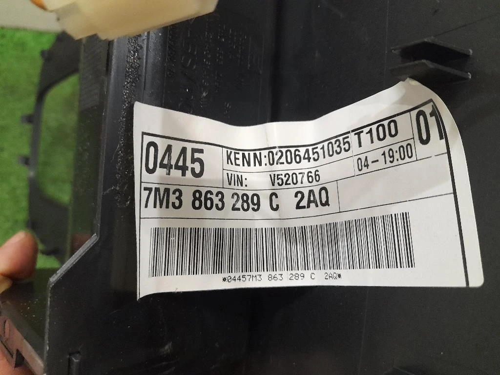 Posacenere 7M3857961J 7M3863289C Seat Alhambra 7V9 2001