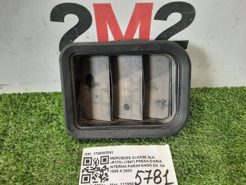 Presa Daria Interna Parafango DX 1708300042 Mercedes Classe SLK R170 1997