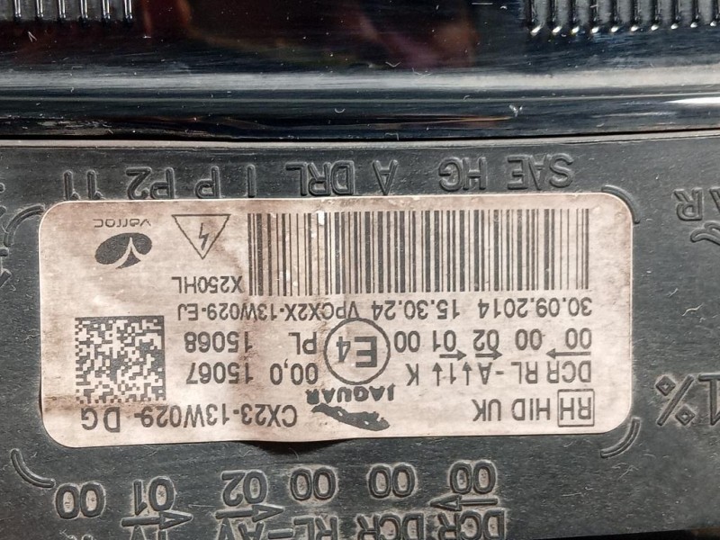 Proiettore ANT DX C2Z31442 Jaguar XF I 2011