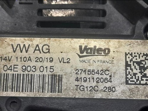 Alternatore 2715542C Volkswagen GOLF VII 2017