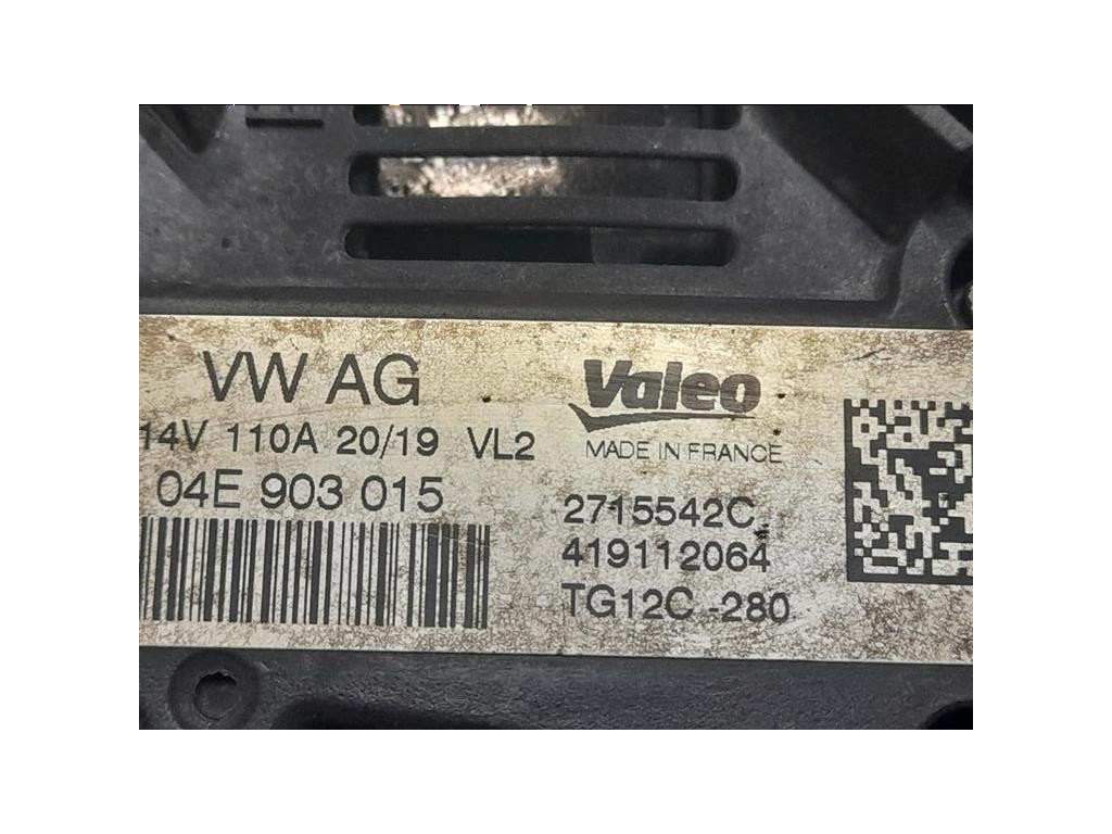 Alternatore 2715542C Volkswagen GOLF VII 2017