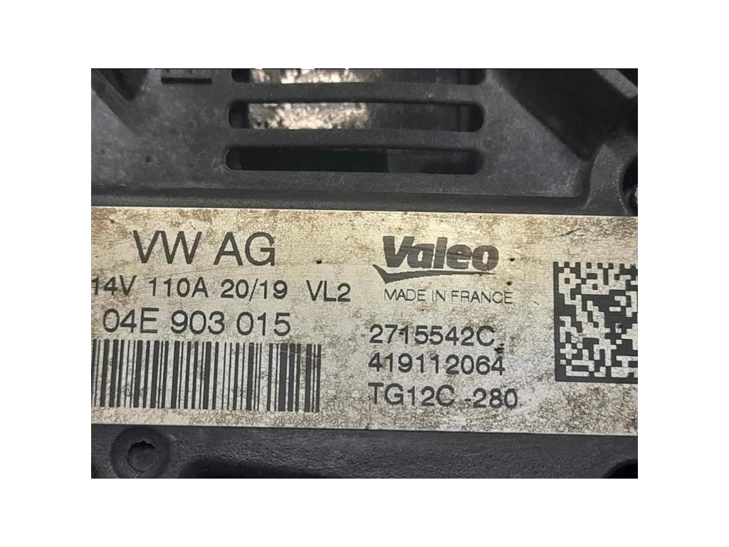 Alternatore 2715542C Volkswagen GOLF VII 2017