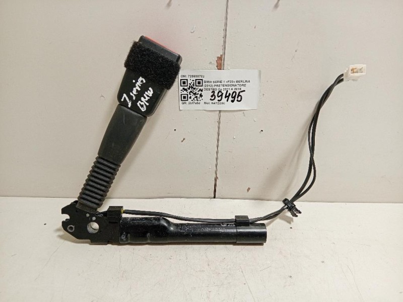 Pretensionatore Destro 725938702 Bmw Serie 1 F20 Berlina 2012
