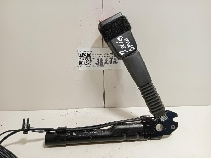 Pretensionatore Destro 259 388 02 Bmw Serie 1 F20 Berlina 2012