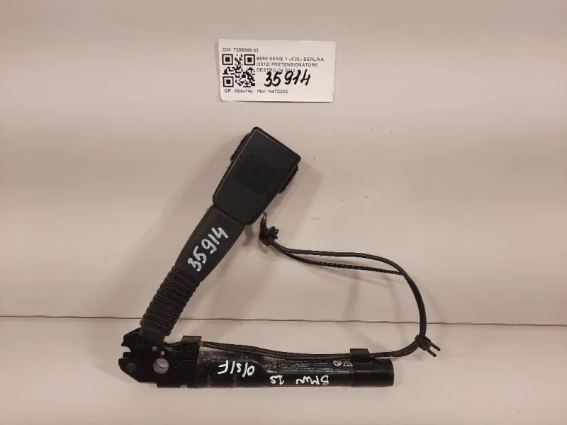 Pretensionatore Destro 7259388 03 Bmw Serie 1 F20 Berlina 2012