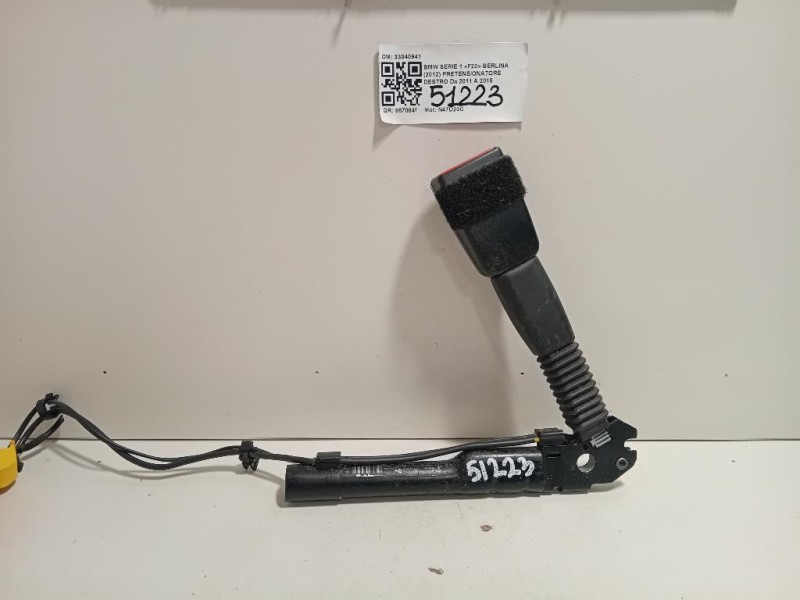 Pretensionatore Destro 33040941 Bmw Serie 1 F20 Berlina 2012