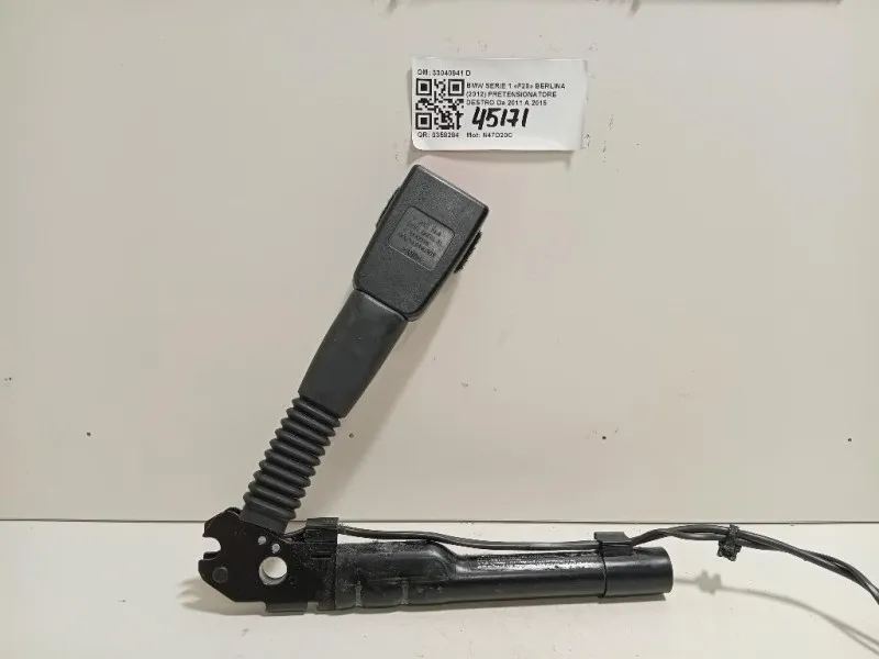 Pretensionatore Destro 33040941 D Bmw Serie 1 F20 Berlina 2012