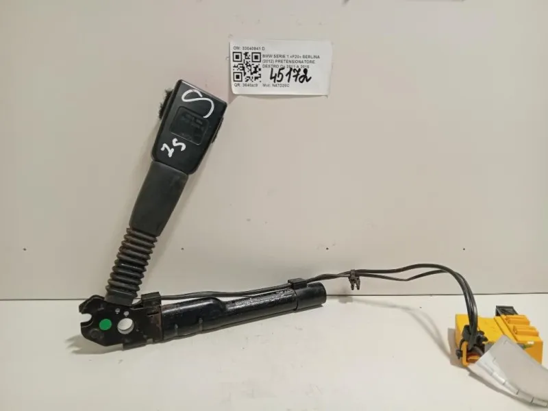 Pretensionatore Destro 33040941 D Bmw Serie 1 F20 Berlina 2012