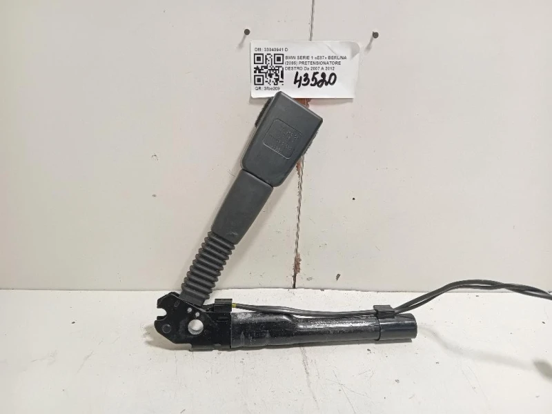 Pretensionatore Destro 33040941 D Bmw Serie 1 F20 Berlina 2012