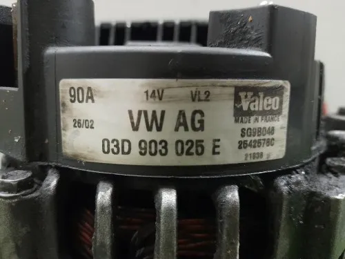Alternatore 03D903025E Volkswagen POLO IV 2002