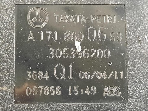 Pretensionatore Destro A1718600669 Mercedes Classe SLK R171 2004