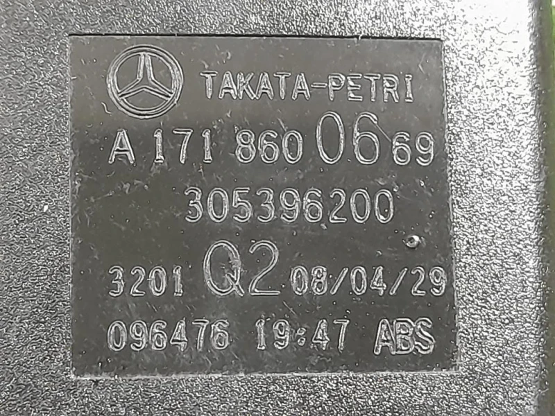 Pretensionatore Destro A1718600569 Mercedes Classe SLK R171 2008