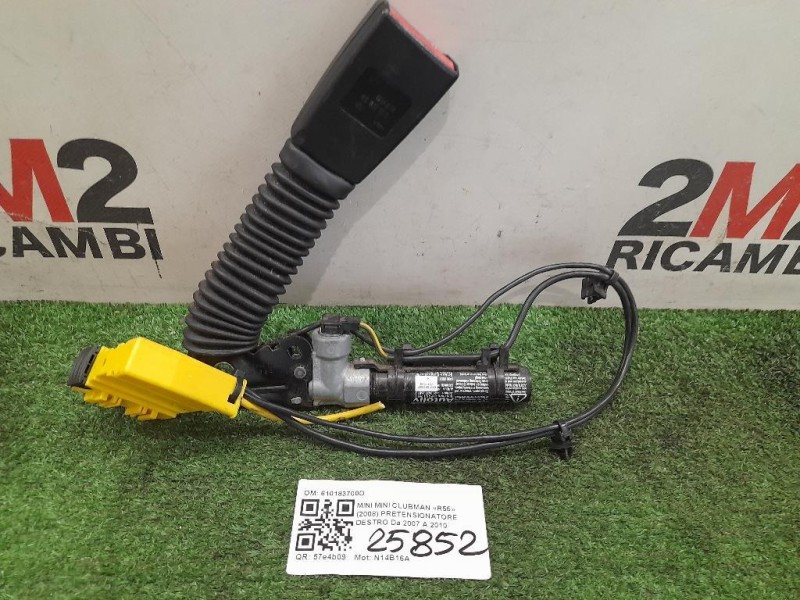 Pretensionatore Destro 610183700D DX Mini MINI Clubman R55 2008
