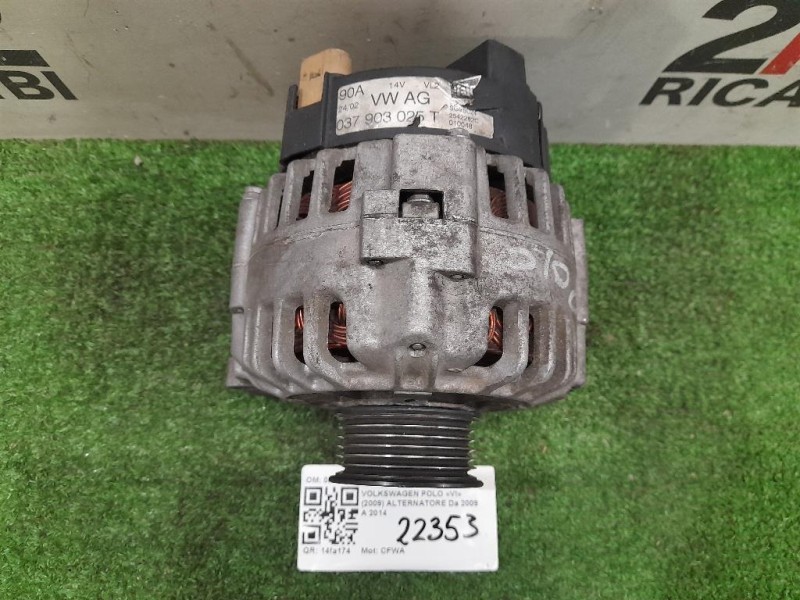 Alternatore 037903025T Volkswagen POLO VI 2009