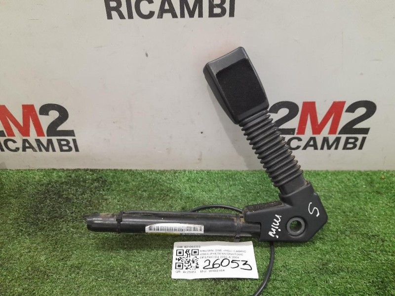 Pretensionatore Destro 531084200 Mini MINI ONE R52 Cabrio 2001