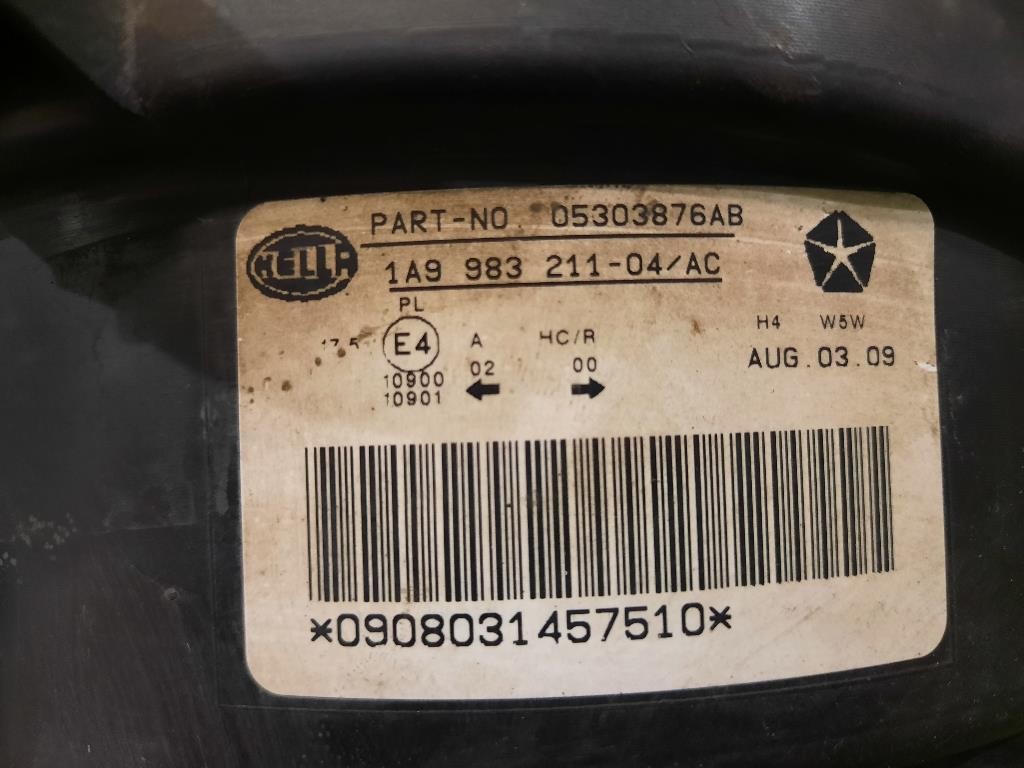 Fanale POST DX FANALE POST Honda Accord VIII 2003