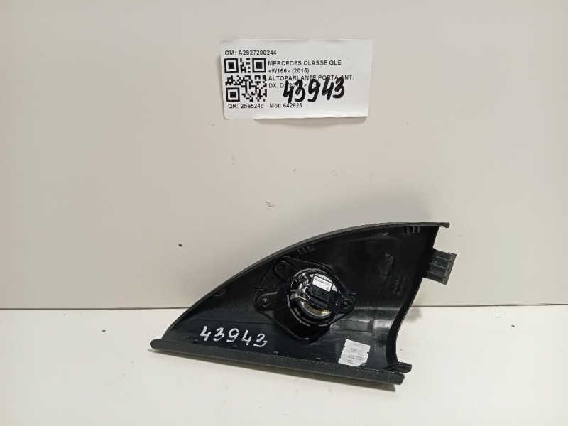 Altoparlante Porta ANT DX A2927200244 Mercedes Classe GLE W166 2015