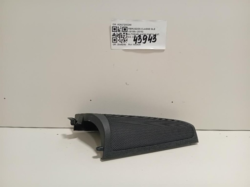 Altoparlante Porta ANT DX A2927200244 Mercedes Classe GLE W166 2015