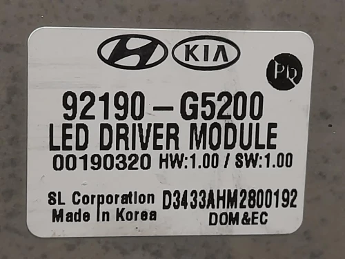 Proiettore ANT DX 92190-G5200 Kia NIRO 2019