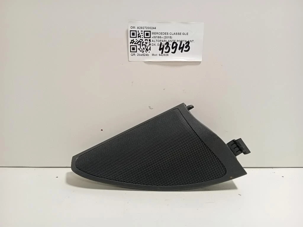 Altoparlante Porta ANT DX A2927200244 Mercedes Classe GLE W166 2015
