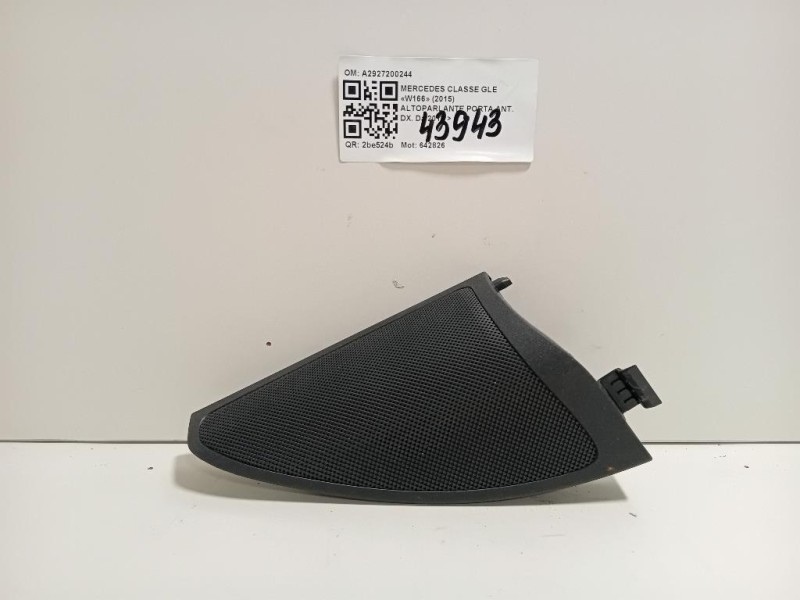 Altoparlante Porta ANT DX A2927200244 Mercedes Classe GLE W166 2015
