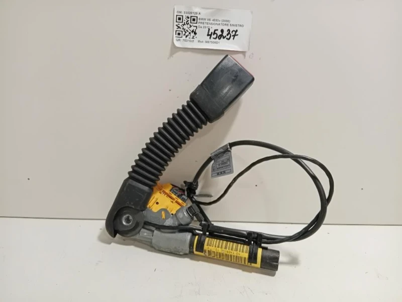 Pretensionatore Sinistro 33028129 A Bmw X5 E53 2000