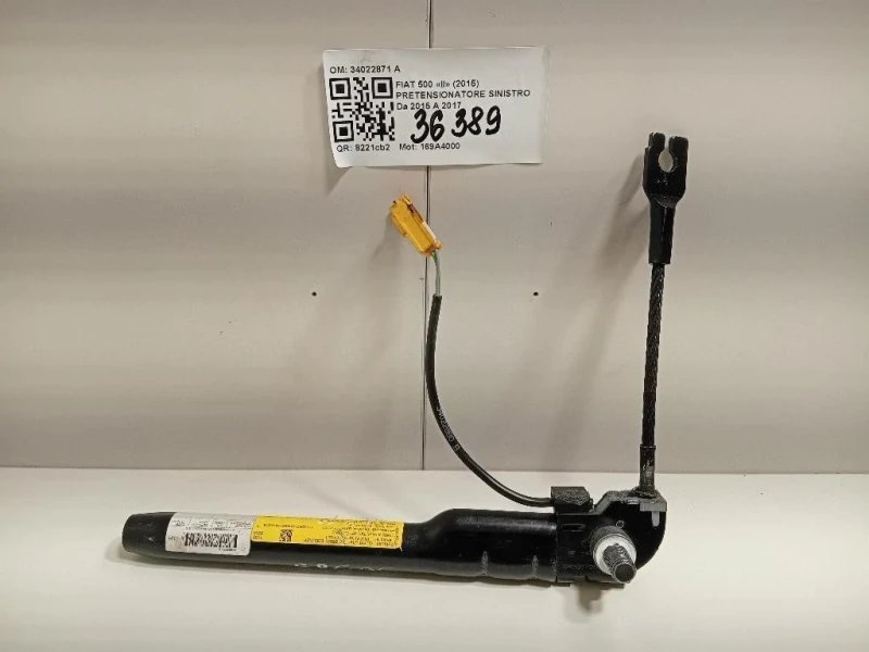 Pretensionatore Sinistro 34022871 A Fiat 500 II 2015