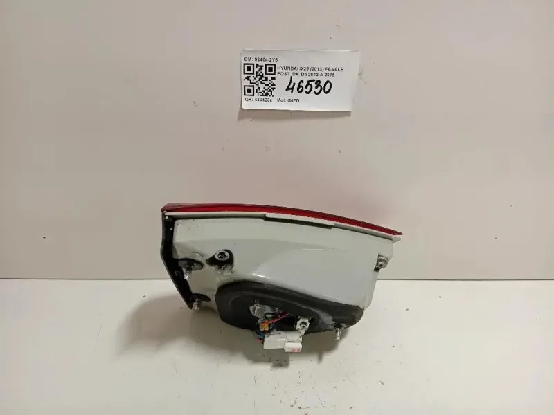 Fanale POST DX 92404-2Y5 INTERNO DESTRO Hyundai IX35 2013