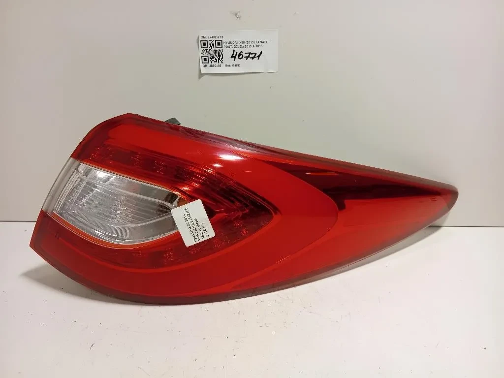 Fanale POST DX 92402-2Y5 Hyundai IX35 2013