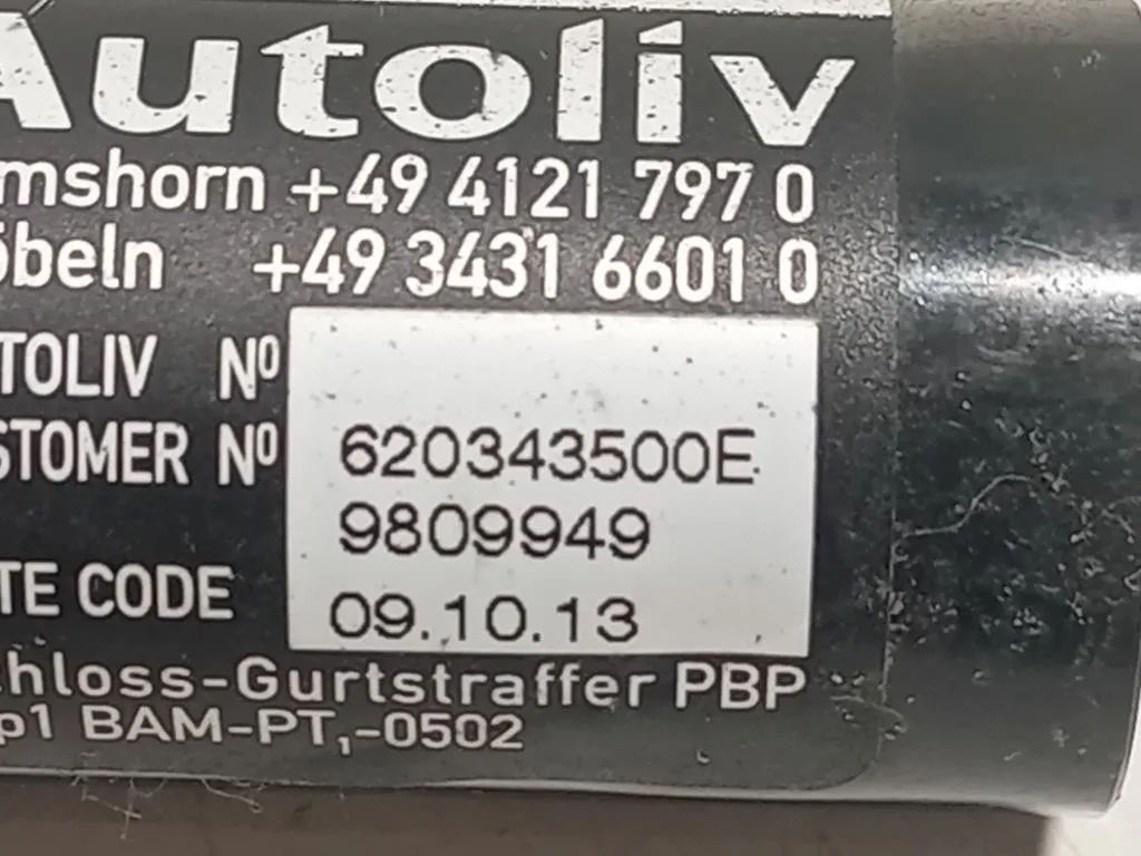 Pretensionatore Sinistro 9809949 Mini Countryman Cooper R60 2010