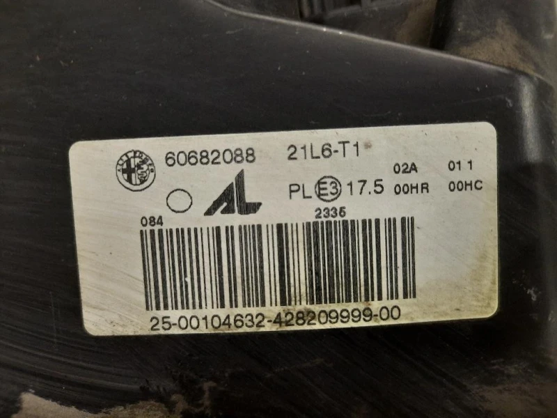 Proiettore ANT DX 60682088 Alfa Romeo 159 2006