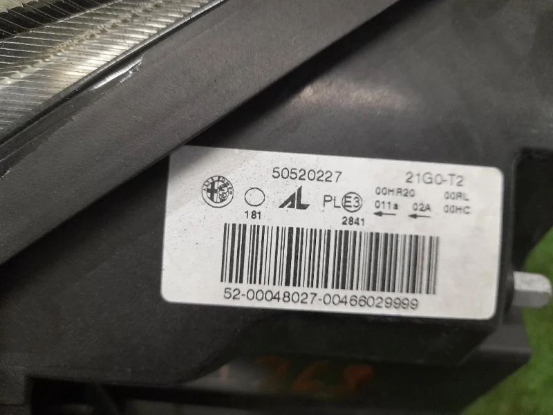 Proiettore ANT DX 50520227 Alfa Romeo Giulietta 2010