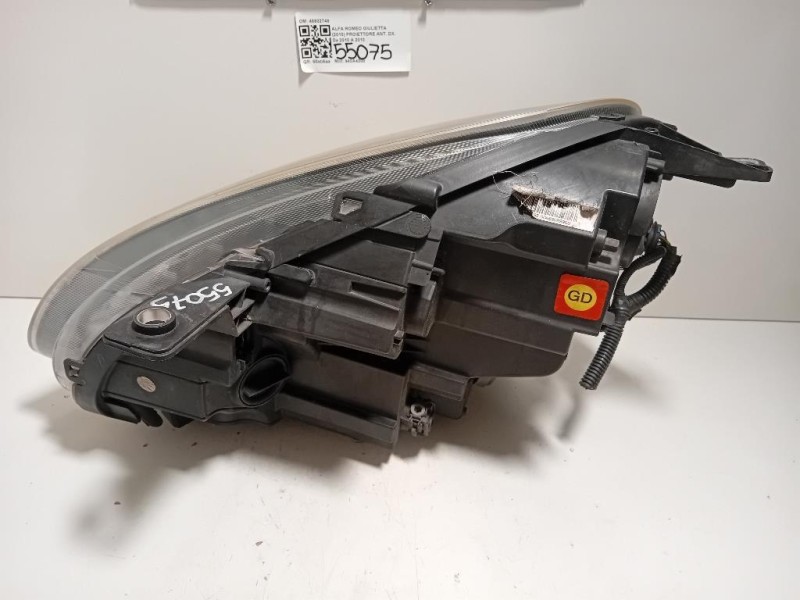 Proiettore ANT DX 46602748 Alfa Romeo Giulietta 2010