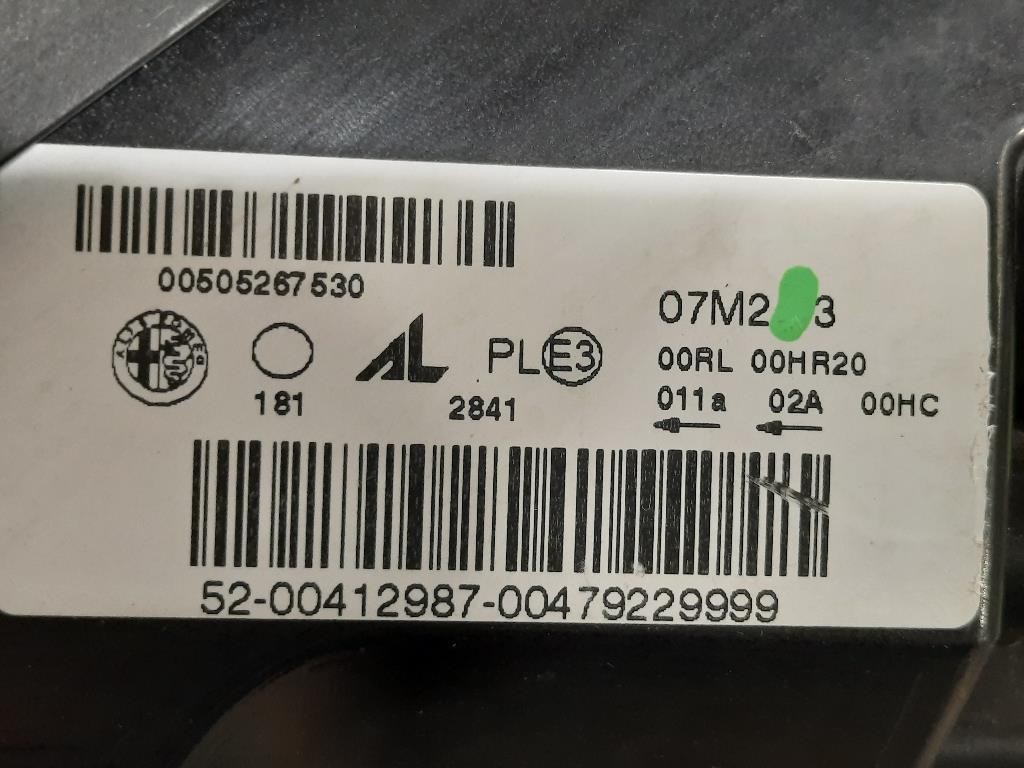 Proiettore ANT DX 00505267530 Alfa Romeo Giulietta 2013