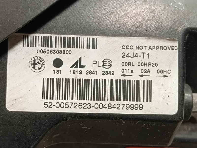 Proiettore ANT DX 50547542 Alfa Romeo Giulietta 2013
