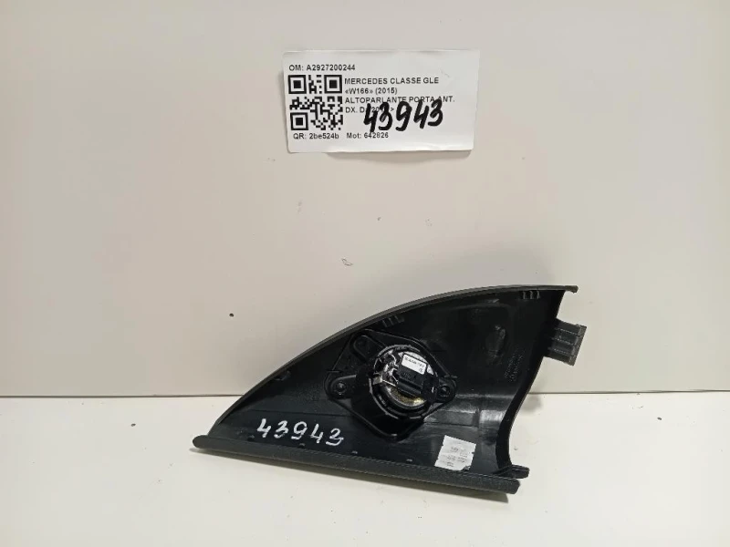 Altoparlante Porta ANT DX A2927200244 Mercedes Classe GLE W166 2015