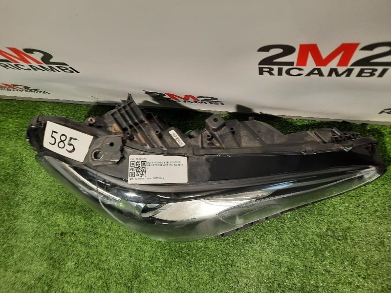 Proiettore ANT DX VETRO CREPATO 50563959 Alfa Romeo Stelvio 2017