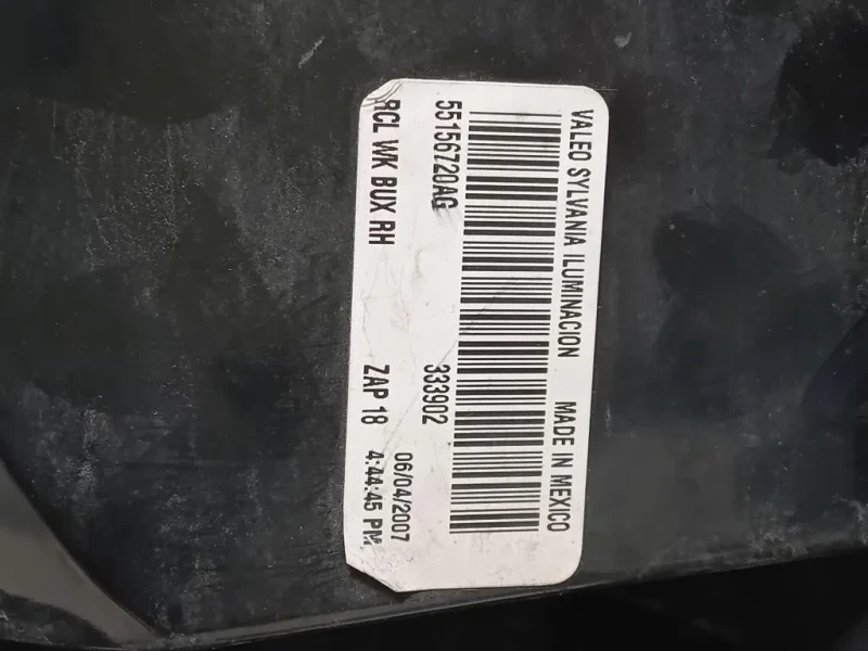 Fanale POST DX 55156720AG Jeep Grand Cherokee III 2005