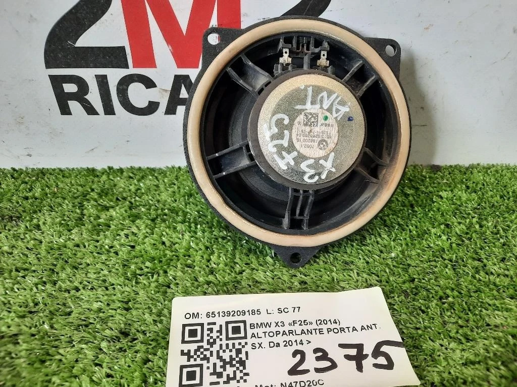 Altoparlante Porta ANT SX 65139209185 Bmw X3 F25 2014