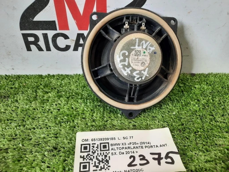 Altoparlante Porta ANT SX 65139209185 Bmw X3 F25 2014