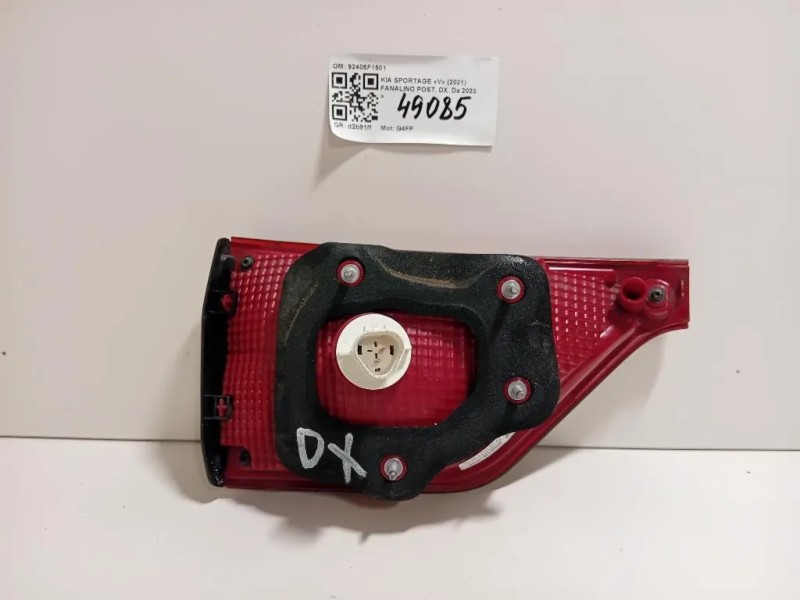 Fanale POST DX 92406F1501 Kia Sportage IV 2018