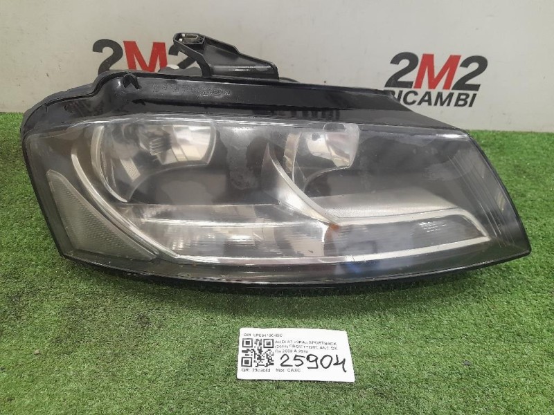 Proiettore ANT DX 8P0941004BC Audi A3 8PA Sportback 2008