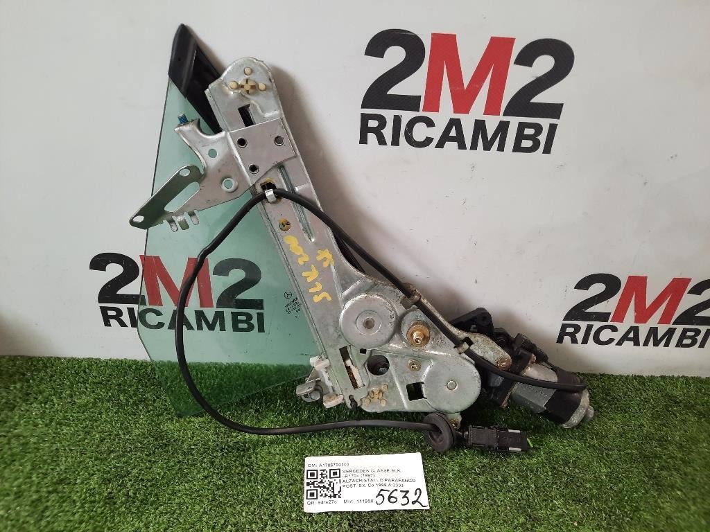 Alzacristallo Parafango POST SX A1706700103 Mercedes Classe SLK R170 1997