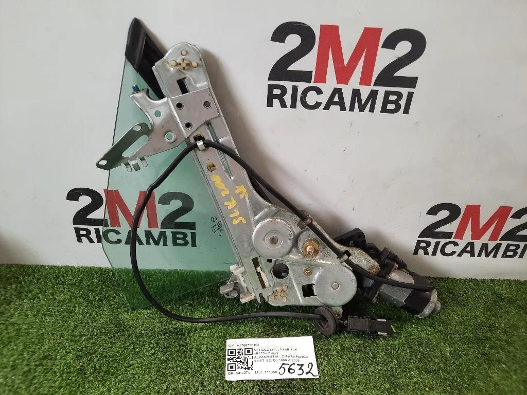 Alzacristallo Parafango POST SX A1706700103 Mercedes Classe SLK R170 1997