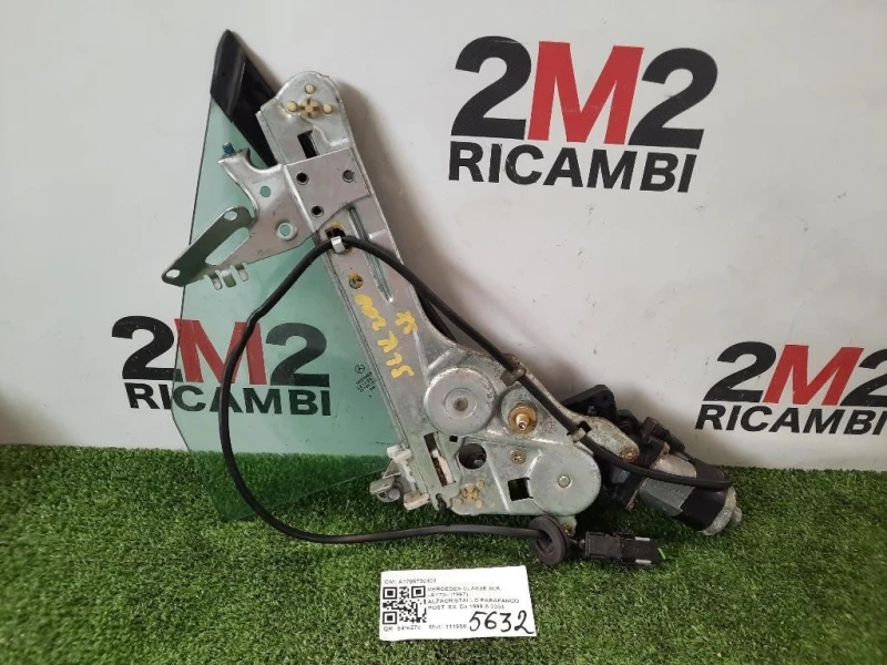 Alzacristallo Parafango POST SX A1706700103 Mercedes Classe SLK R170 1997