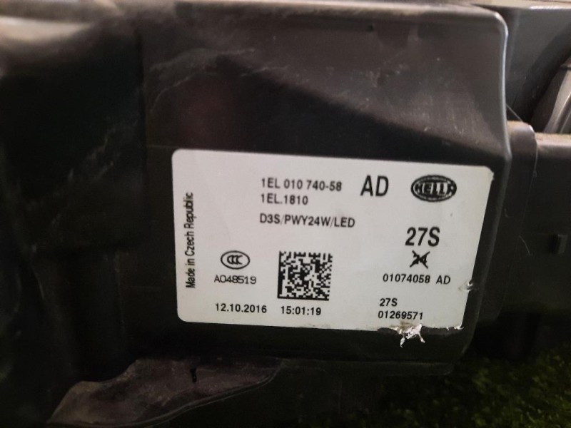 Proiettore ANT DX 1EL010740 8V0941044L Audi A3 8VA Sportback 2012