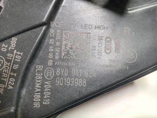 Proiettore ANT DX 8Y0941034 Audi A3 8YA Sportback 2019