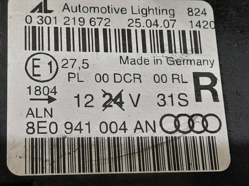 Proiettore ANT DX 8E0941004AN Audi A4 8HE Cabrio 2006