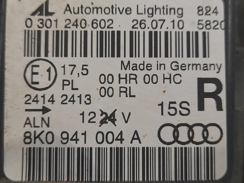 Proiettore ANT DX 8K0941004A Audi A4 8K2 2008